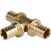 SFA-0013-000025 STOUT Тройник равнопроходный 25x25x25 для труб из сшитого полиэтилена аксиальный