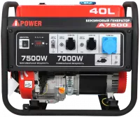 Портативный бензиновый генератор A-iPower A7500