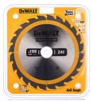 Пильный диск CONSTRUCT (190х30 мм; 24 ATB) Dewalt DT1944