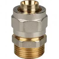 SFS-0001-003420 STOUT Переходник с наружной резьбой 3/4"х20 для металлопластиковых труб винтовой