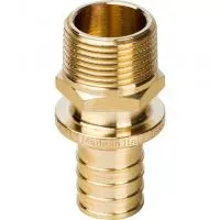 SFA-0001-002534 STOUT Переходник с наружной резьбой 25xR 3/4" для труб из сшитого полиэтилена аксиальный