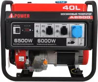 Портативный бензиновый генератор A-iPower A6500