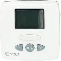 STE-0002-000015 STOUT Термостат комнатный электронный WFHT-LCD. С выносным датчиком