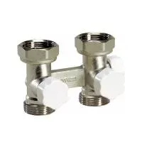 Блок для однотрубной системы прямой LUXOR M 171 - 3/4' x М24x19 (PN10, Tmax 120°С)