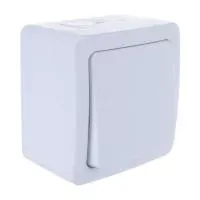 Одноклавишный выключатель IEK Гермес PLUS ВС20-1-0-ГПБ наружный IP54 829428