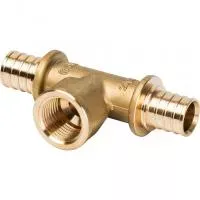 SFA-0028-002012 STOUT Тройник-переходник с внутренней резьбой 20xR 1/2" для труб из сшитого полиэтилена аксиальный