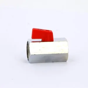 Кран шаровой ITAP MINI 125 - 3/4' (ВР/ВР, PN15, Tmax 90°С, ручка-флажок красная)