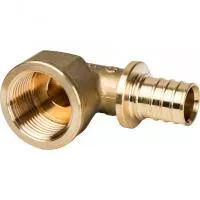 SFA-0006-002534 STOUT Угольник-переходник с внутренней резьбой 25xG 3/4" для труб из сшитого полиэтилена аксиальный