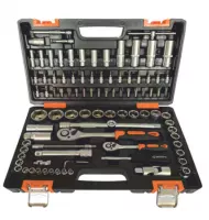 Набор инструментов Вихрь 1/2", 1/4", CrV, пластиковый кейс 94 предмета