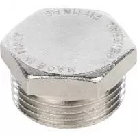 SFT-0025-000001 STOUT Заглушка НР никелированная 1"