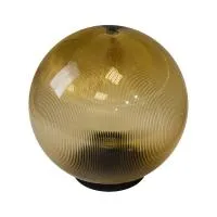 Садовопарковый светильник ЭРА НТУ, 0260203, шар, D200, призма, золотистый Б0048061