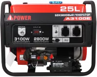 Портативный бензиновый генератор A-iPower A3100E