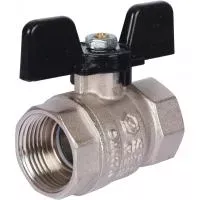 SVB-0012-000020 STOUT Кран шаровой стандартнопроходной, ВР/ВР, ручка бабочка 3/4"