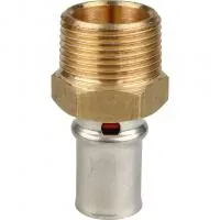 SFP-0001-003416 STOUT Переходник с наружной резьбой 3/4"x16 для металлопластиковых труб прессовой