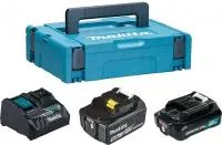 Набор PSK MKP2NX1 (BL1850Bx1 шт., BL1021Bx1 шт., DC18RE, кейс MAKPAC II) Makita 199024-2
