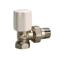 Клапан ручной регулировки угловой LUXOR RS 02 - 3/4' (для стальных труб, Tmax 120°C, PN10)
