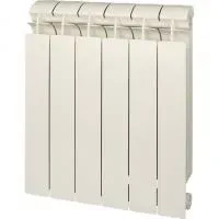 Global STYLE PLUS 500 6 секций радиатор биметаллический боковое подключение (белый RAL 9010)