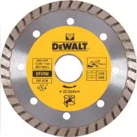 Диск алмазный отрезной Turbo (115х22.2 мм) для УШМ DeWALT DT 3702