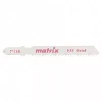 Полотна для электролобзика  по металлу, 3 шт, T118B, 50 x 2 мм, HSS Matrix
