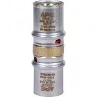 SFP-0003-002020 STOUT Муфта соединительная равнопроходная 20х20 для металлопластиковых труб прессовой