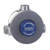 Клапан термостатический подмешивающий WATTS TX91E - 3/4' (ручка синяя 10-50°C, расход 3-56 л/мин)