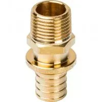 SFA-0001-002012 STOUT Переходник с наружной резьбой 20xR 1/2" для труб из сшитого полиэтилена аксиальный