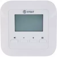 STE-0101-009005 STOUT Проводной комнатный регулятор R-9s, белый