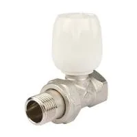 Клапан ручной терморегулирующий прямой STOUT - 1/2" (с закрытием затвора металл по металлу)