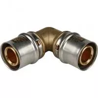 SFP-0009-002626 STOUT Угольник  90° 26х26 для металлопластиковых труб прессовой