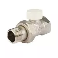 Клапан запорный балансировочный прямой STOUT - 1/2" (НГ/ВР, PN10, Tmax 120°С)