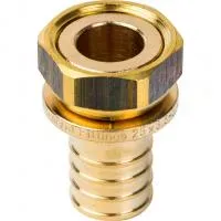 SFA-0019-002534 STOUT Переходник с накидной гайкой 25xG 3/4" для труб из сшитого полиэтилена аксиальный