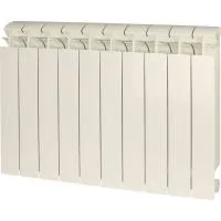 Global STYLE PLUS 500 10 секций радиатор биметаллический боковое подключение (белый RAL 9010)