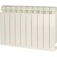 Global STYLE PLUS 500 10 секций радиатор биметаллический боковое подключение (белый RAL 9010)