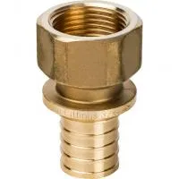 SFA-0002-003210 STOUT Переходник с внутренней резьбой 32xG 1" для труб из сшитого полиэтилена аксиальный