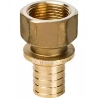 SFA-0002-003210 STOUT Переходник с внутренней резьбой 32xG 1" для труб из сшитого полиэтилена аксиальный