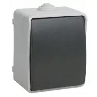1-кнопочный выключатель IEK ФОРС наружный монтаж IP54 EVS13-K03-10-54-DC