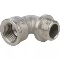 SFT-0016-000012 STOUT Угольник с упором НВ никелированный 1/2