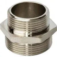 SFT-0004-112114 STOUT Ниппель НН переходной никелированный 1"1/2X1"1/4