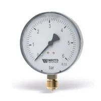 Манометр радиальный WATTS F+R250 (MRS) - 1/2" (D-100 мм, шкала 0-16 бар)