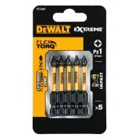 Биты ударные IMPACT Torsion Pz1, 57мм, 5шт. Dewalt DT7390T