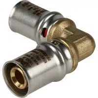 SFP-0009-001616 STOUT Угольник  90° 16х16 для металлопластиковых труб прессовой
