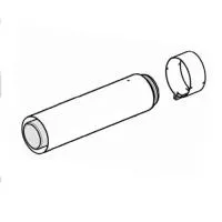 Труба для коаксиального дымохода Protherm D60/100 мм, длина 1 м (для котлов РЫСЬ MKO/MKV)