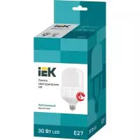Лампа IEK LED HP 30 Вт 230 В 4000К E27 LLE-HP-30-230-40-E27