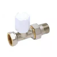 Вентиль ручной регулировки прямой LUXOR RD 01 - 1/2' (для стальных труб, Tmax 120°C, PN10)