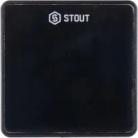 STE-0101-007002 STOUT Проводной комнатный датчик C-7p, черный