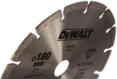 Диск алмазный отрезной (180х22.2 мм) для УШМ DeWALT DT 3721