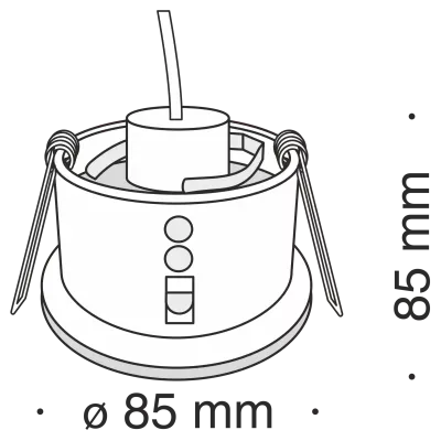 Встраиваемый светильник Technical DL032-2-01W