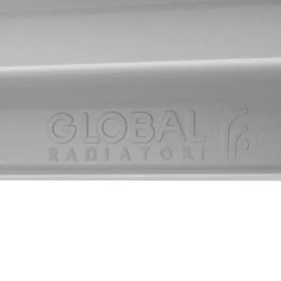 Global ISEO 500 4 секции радиатор алюминиевый боковое подключение (белый RAL 9010)