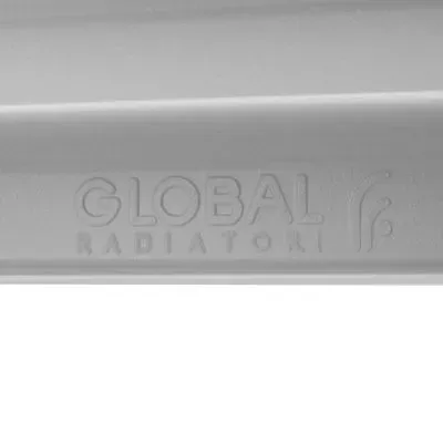 Global ISEO 500 4 секции радиатор алюминиевый боковое подключение (белый RAL 9010)