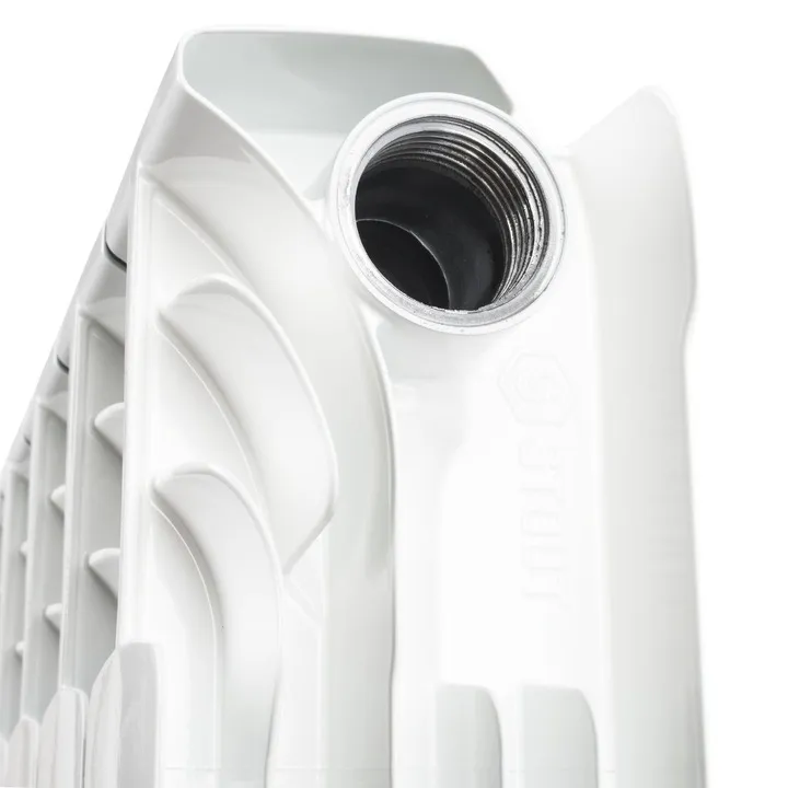 SRB-0310-050008 STOUT Space 500 8 секций радиатор биметаллический боковое подключение RAL9016